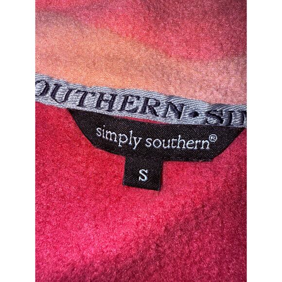SIMPLY SOUTHERN CLASSIC MOUNTAIN FLEECE LONG SLEEVE CREW SWEATSHIRT SMALL - Picture 5 of 5